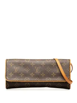 Louis Vuitton Pre-Owned: Коричневая сумка через плечо