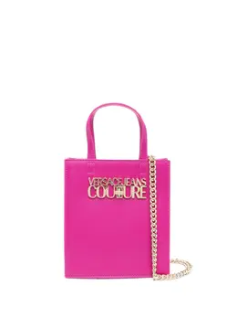 Versace Jeans Couture: Розовая сумка через плечо 