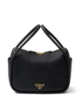 Prada: Чёрная сумка-шоппер 