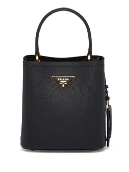 Prada: Чёрная сумка-шоппер 