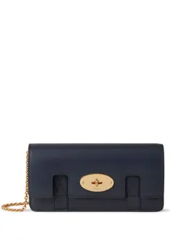 Mulberry: Голубой клатч Bayswater