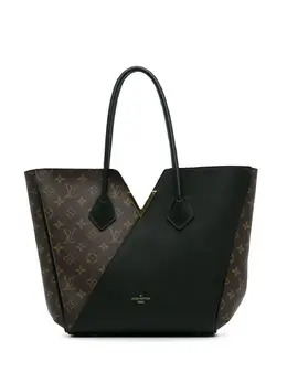 Louis Vuitton Pre-Owned: Чёрная сумка-шоппер