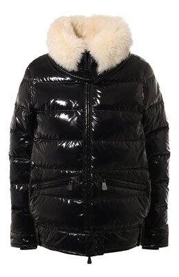 Moncler Grenoble: Чёрный пуховик 