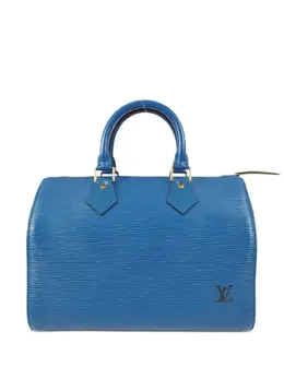 Louis Vuitton Pre-Owned: Голубая сумка 