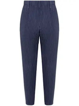 Homme Plissé Issey Miyake: Голубые брюки 