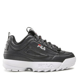 Fila: Чёрные кроссовки  Disruptor