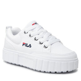 Fila: Белые кроссовки  Sandblast