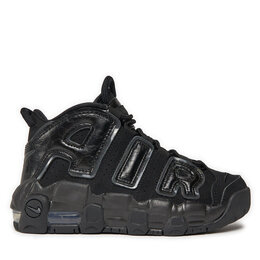 Nike: Чёрные кроссовки  Air More Uptempo