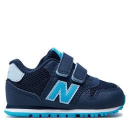 New Balance: Синие кроссовки 