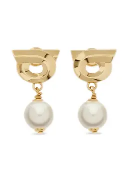 Ferragamo: Серьги  Gancini
