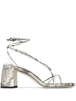Jimmy Choo: Белые сандалии 