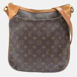 Louis Vuitton: Коричневая сумка 