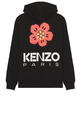 Kenzo: Толстовка с цветочным принтом 