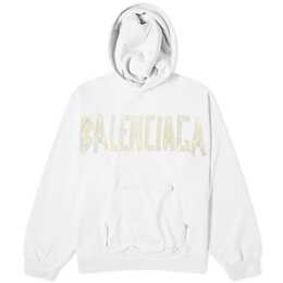 Balenciaga: Белая толстовка 