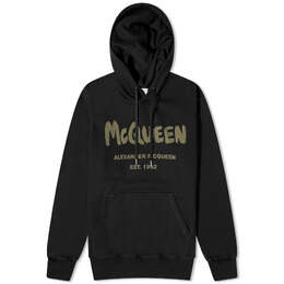 Alexander McQueen: Чёрная толстовка  Graffiti