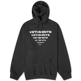 Vetements: Чёрная толстовка 