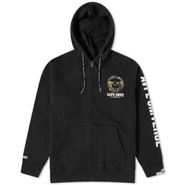 Aape By A Bathing Ape: Чёрная толстовка 