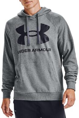 Under Armour: Серая толстовка 