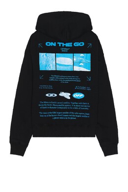 Off-White: Чёрная толстовка 