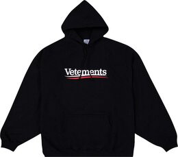 Vetements: Чёрная толстовка 