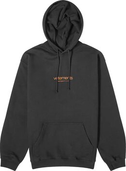 Vetements: Чёрная толстовка 