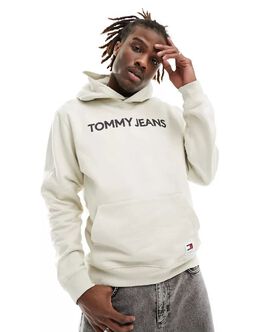 Tommy Jeans: Бежевая толстовка 