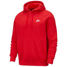 Nike: Красная толстовка  Sportswear Club