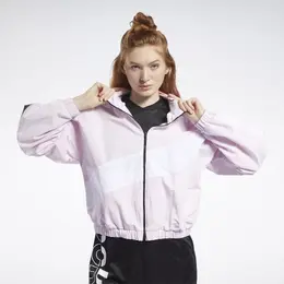 Reebok: Розовая куртка 