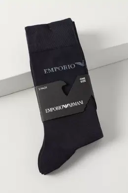 Emporio Armani: Синие носки 