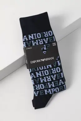 Emporio Armani: Синие носки 