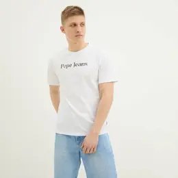 Pepe Jeans: Белая футболка 