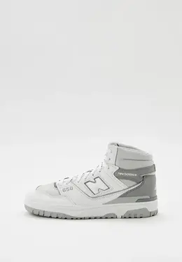New Balance: Белые кеды 