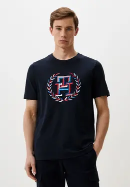 Tommy Hilfiger: Синяя футболка 