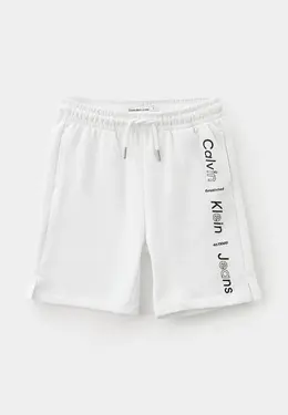 Calvin Klein Jeans: Белые шорты 