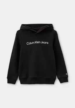 Calvin Klein Jeans: Чёрная толстовка 