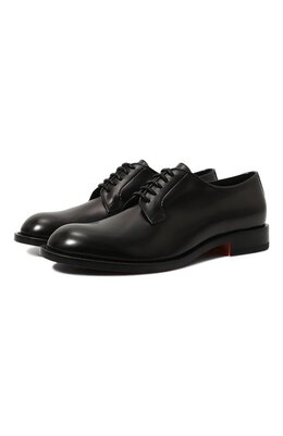 Santoni: Чёрные лоферы 