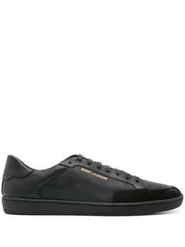 Saint Laurent: Чёрные кроссовки  Court Classic SL 10