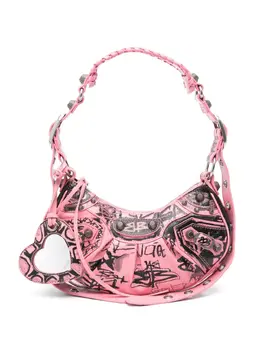 Balenciaga: Розовая сумка  Le Cagole