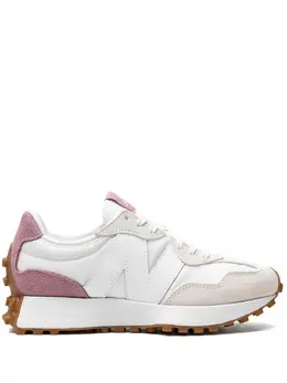 New Balance: Белые кроссовки  327