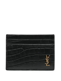 Saint Laurent: Чёрный картхолдер 
