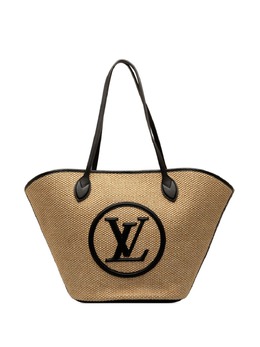 Louis Vuitton Pre-Owned: Чёрная сумка-шоппер