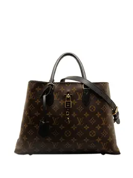 Louis Vuitton Pre-Owned: Сумка-шоппер с цветочным принтом