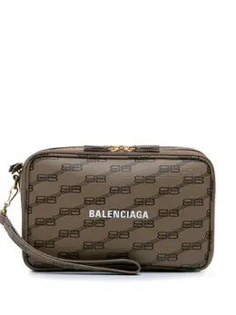 Balenciaga Pre-Owned: Коричневый клатч