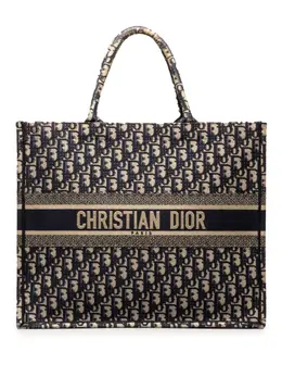 Christian Dior Pre-Owned: Голубая сумка-шоппер