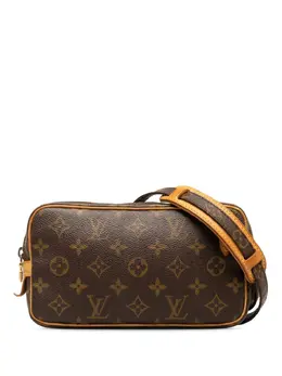 Louis Vuitton Pre-Owned: Коричневая сумка через плечо