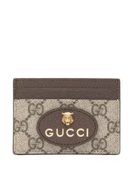 Gucci: Бежевый картхолдер  GG Supreme