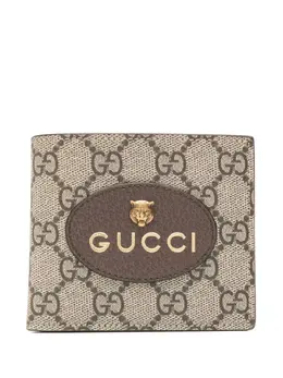 Gucci: Бежевый кошелёк  GG Supreme