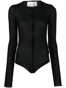 Sportmax: Чёрный боди 