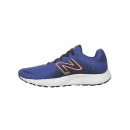 New Balance: Синие кроссовки 