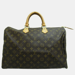 Louis Vuitton: Коричневая сумка  Speedy